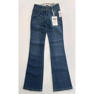 NWT Hudson Jeans 23.5x30 Thick Stitch British Union Jack Flap 170-1SD Flared